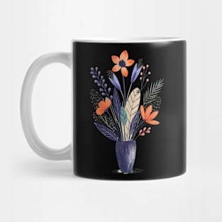 Minimalist Floral Art Mug